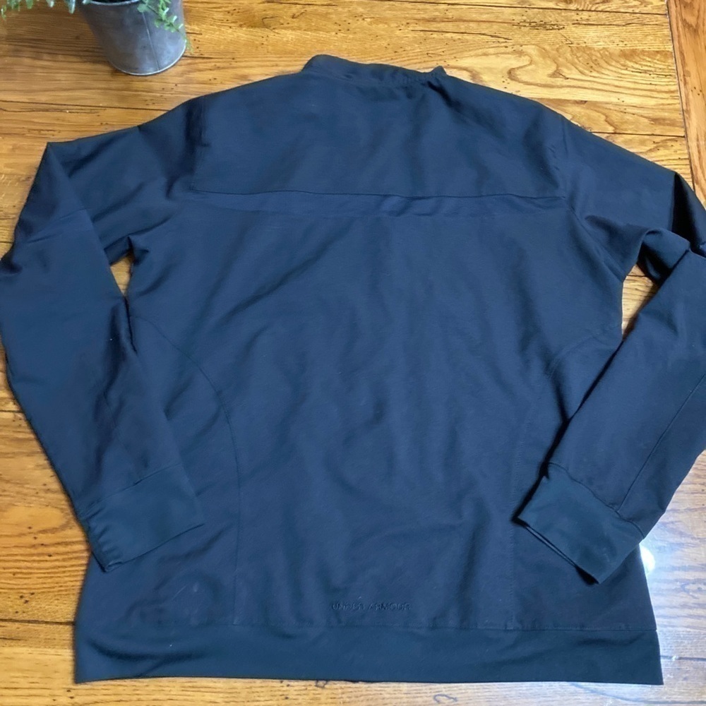 𝅺under Armour Nylon Jacket Black Full Zip Size MD. - Picture 10 of 10